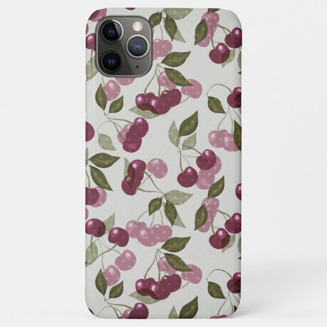 Capas de iphone De Casca De Cereja Ripe (Verso)