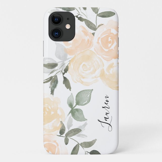 Capas de iphone de Cascata de Jarden Blooms (Verso)