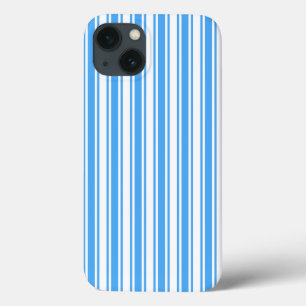 Capas de iphone de Cascata de stripes azuis e doce