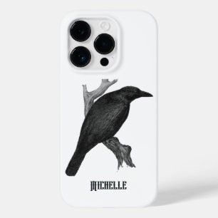 Capas de iphone de Cascata Gótica Vintage Black Ra