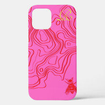 Capas de iphone De Casos De Abelhas Vermelhas Chic