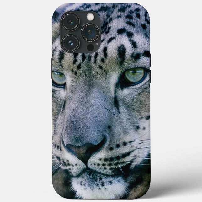 Capas de iphone de Casos de Impressão de Leopardo- (Verso)
