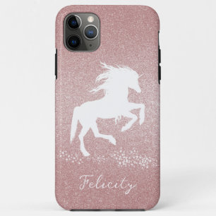 Capas de iphone De Casos De Unicórnio Cor-De-Rosa 