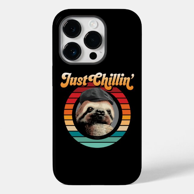 Capas de iphone de Casquilho de Chillin' Sloth (Verso)