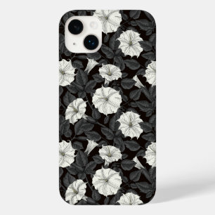 Capas de iphone de Casquilho de Flores-Lua
