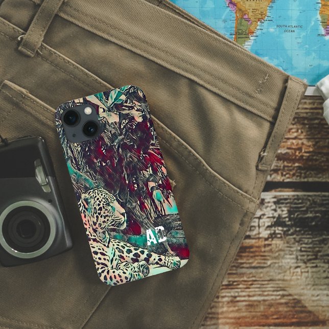 Capas de iphone de Casquilho de Gato Selvagem Mono (Criador carregado)