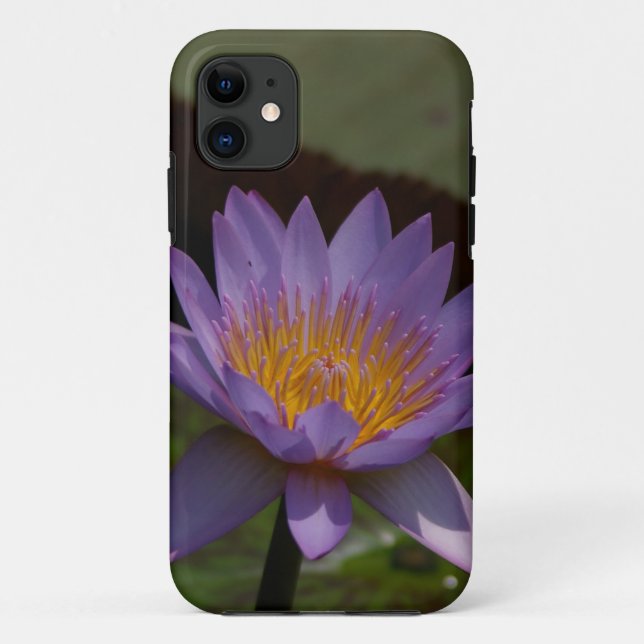Capas de iphone De Casquilho De Lótus Roxo (Verso)