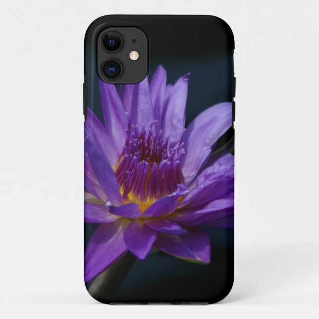 Capas de iphone De Casquilho De Lótus Roxo (Verso)