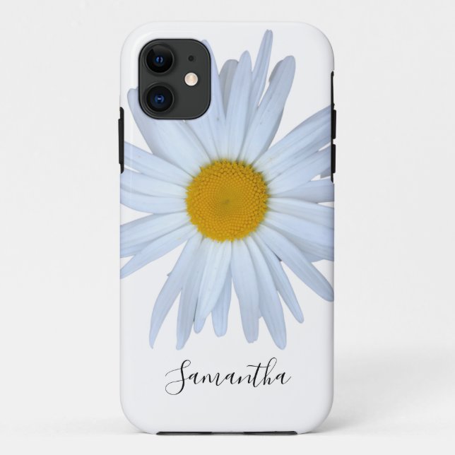Capas de iphone de Casquilho de Script Preto Branc (Verso)
