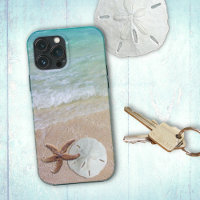 Capas de iphone de Cena de Praia do Dólar de Areia