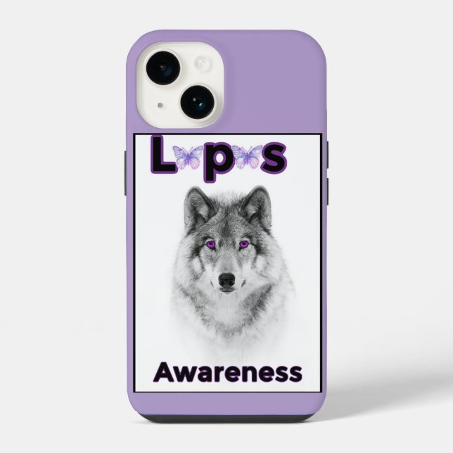 Capas de iphone de Consciência do Lupus (Verso)