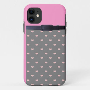 Capas de iphone de Coração Rosa
