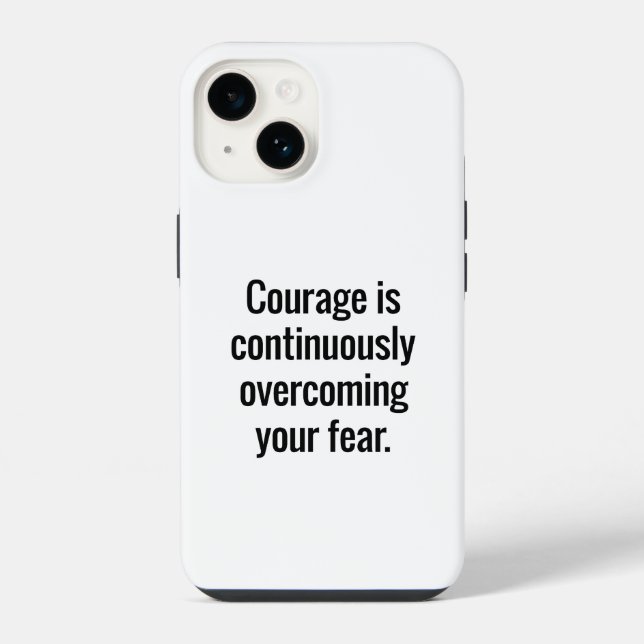 Capas de iphone de coragem (Verso)