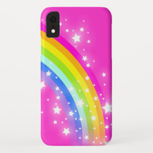 Capas de iphone de crianças rosa brilhantes