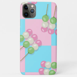 Capas de iphone de Dango com Verificação Azul Cor-