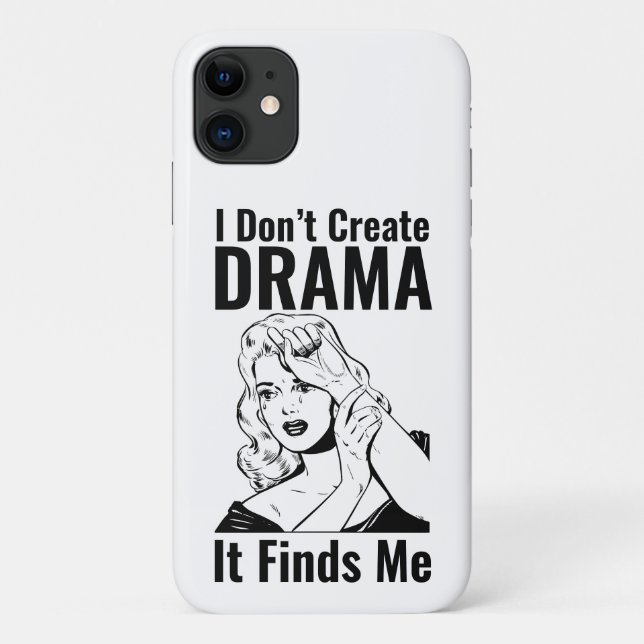 Capas de iphone de Drama de Mulher Chorando (Verso)