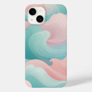 Capas de iphone de espiral Abstrato do Pastel 14
