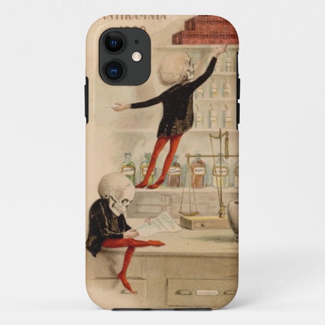 Capas de iphone de esqueleto do doutor (Verso)
