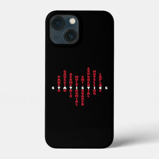 Capas de iphone de estatísticas de amor (cor escur