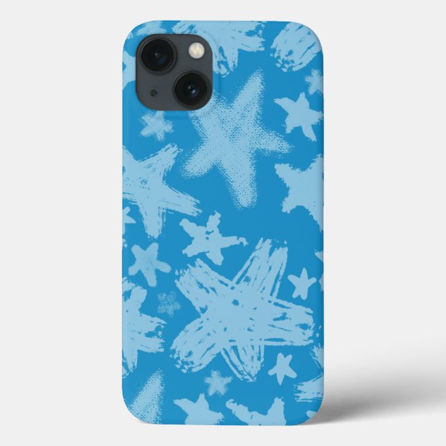 Capas de iphone de estrelas de pincel (Verso)