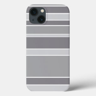 Capas de iphone de estrias de cinza