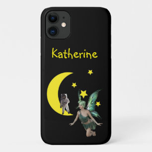 Capas de iphone de fadas do astronauta