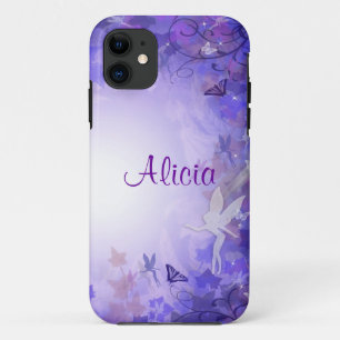 Capas de iphone de fadas roxas