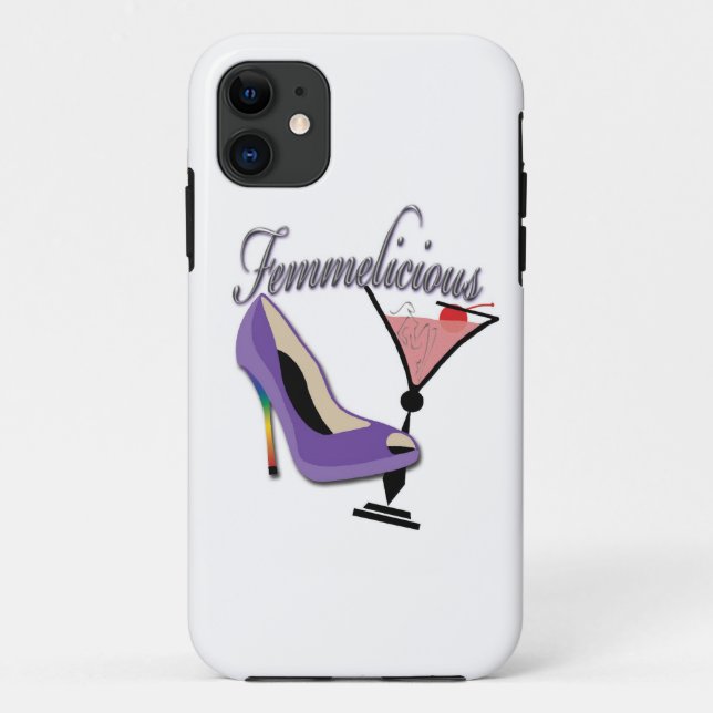 Capas de iphone de Femme Femmelicious da macha de (Verso)