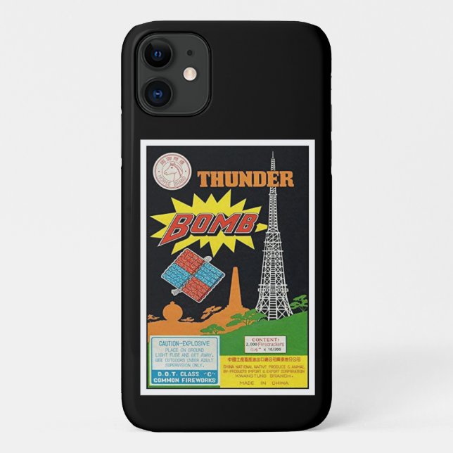 Capas de iphone de Firecracker Bomba Muito Diverti (Verso)