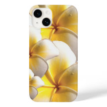 Capas de iphone de Flor de Plumeria Amarela|Floral