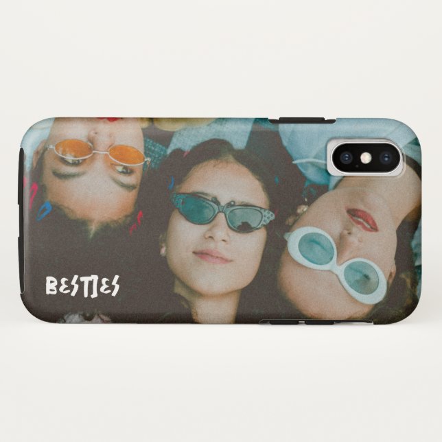 Capas de iphone de fotos Besties (Verso (Horizontal))