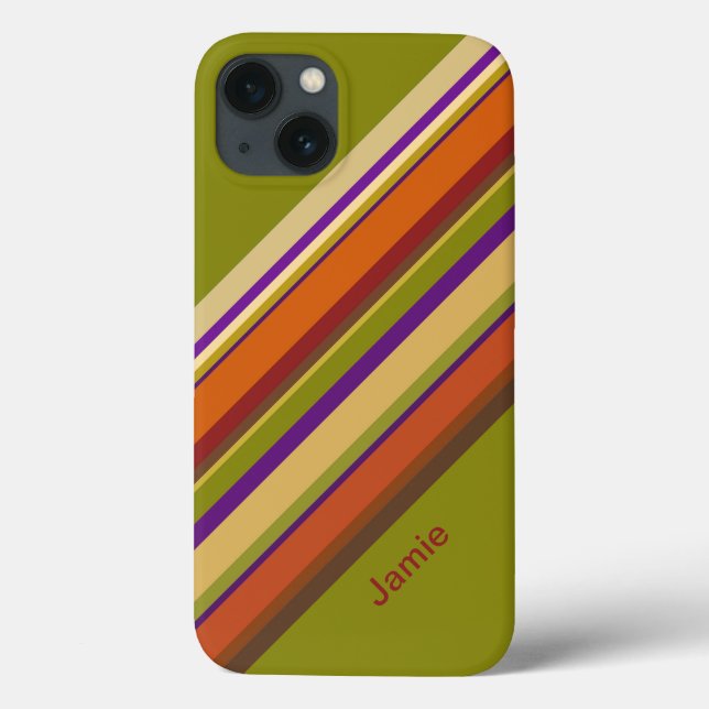 capas de iphone de gabinete com faixa de na moda (Verso)
