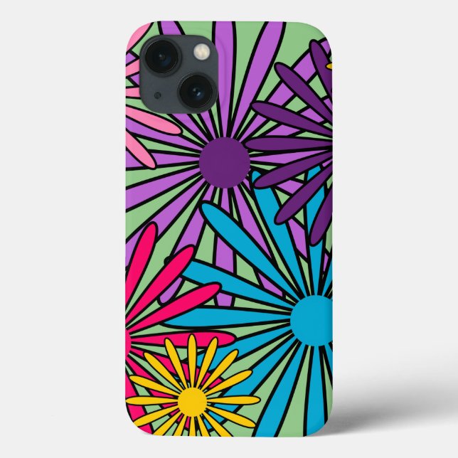 Capas de iphone de gabinete das flores (Verso)