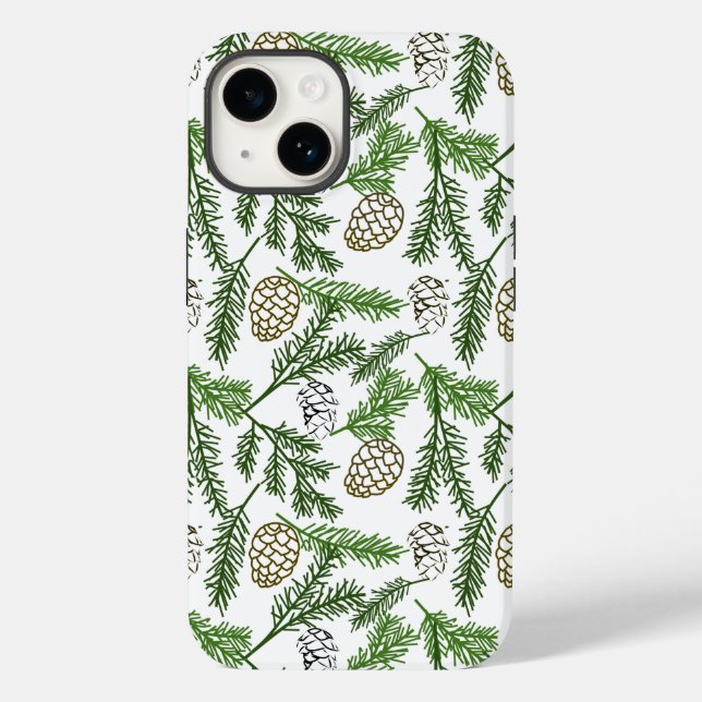 Capas de iphone de gabinete das ramificações do pi (Verso)