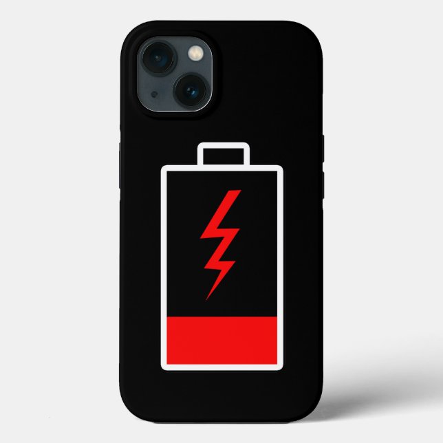 Capas de iphone de gabinete de bateria fraca (Verso)