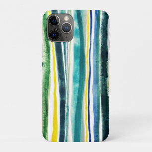 Capas de iphone de gabinete de fitas azuis e verde