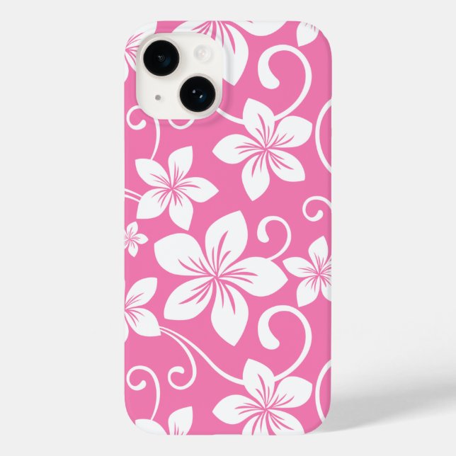CAPAS DE IPHONE de gabinete de HAWAII AZUL (PINK) (Verso)