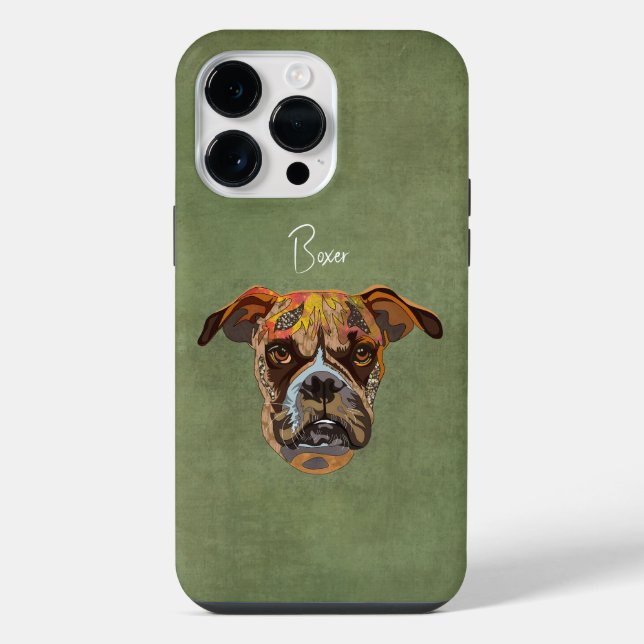 Capas de iphone de gabinete do Boxer Ugly Face (Verso)