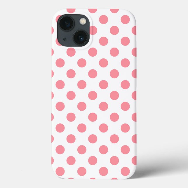 Capas de iphone de gabinete do coral e bolinhas br (Verso)