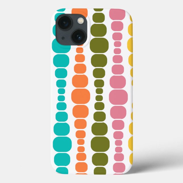 Capas de iphone de gabinete dos retângulos moderno (Verso)