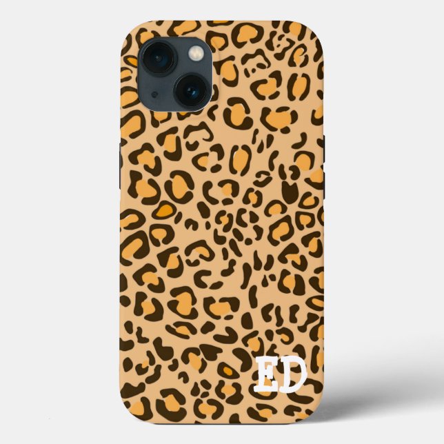 CAPAS DE IPHONE de gabinete LEOPARD (Verso)