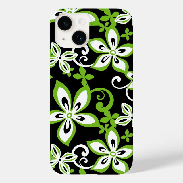 CAPAS DE IPHONE de gabinete (PRETO/LIMÃO) ALOHA HA (Verso)