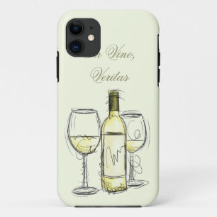 capas de iphone de garrafa de vinho "in vino verit