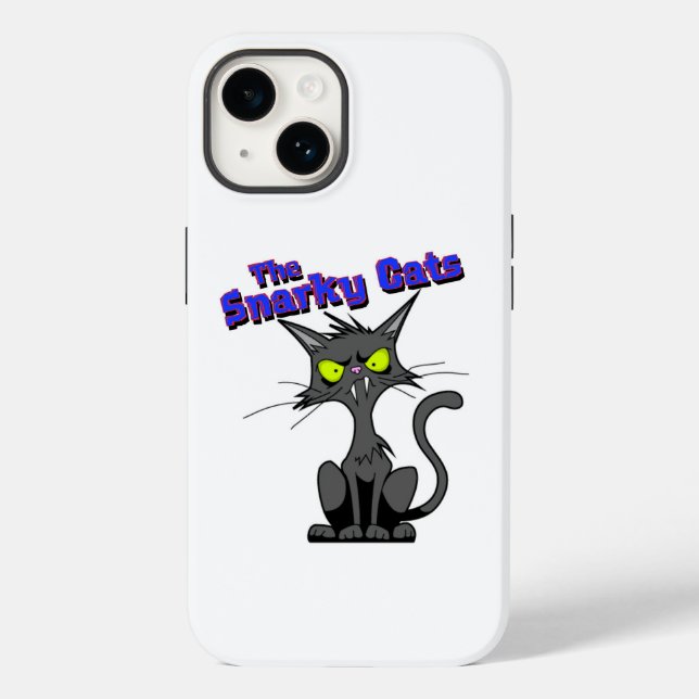 Capas de iphone de Gatos Snarky (Verso)