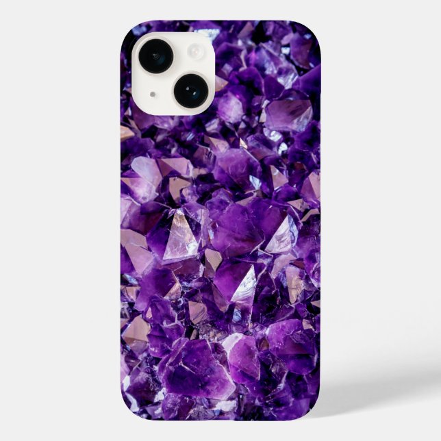 Capas de iphone de Gemstone de Cristal Ametist Pur (Verso)