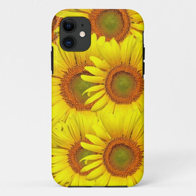 Capas de iphone de girassóis amarelos (Verso)
