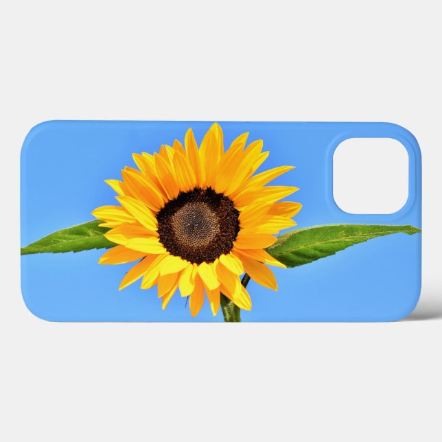 Capas de iphone de girassol amarelo (Verso (horizontal))