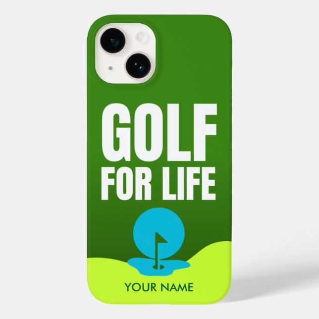 Capas de iphone de Golfer Personalizada (Verso)