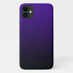 Capas de iphone de gradiente roxo a preto