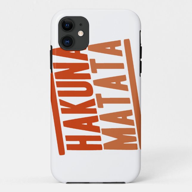 Capas de iphone de Hakuna Matata (Verso)